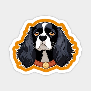 Dog Spaniel art 4 Magnet