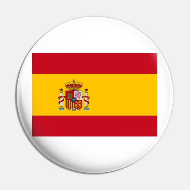 Flag of Spain Pin by COUNTRY FLAGS