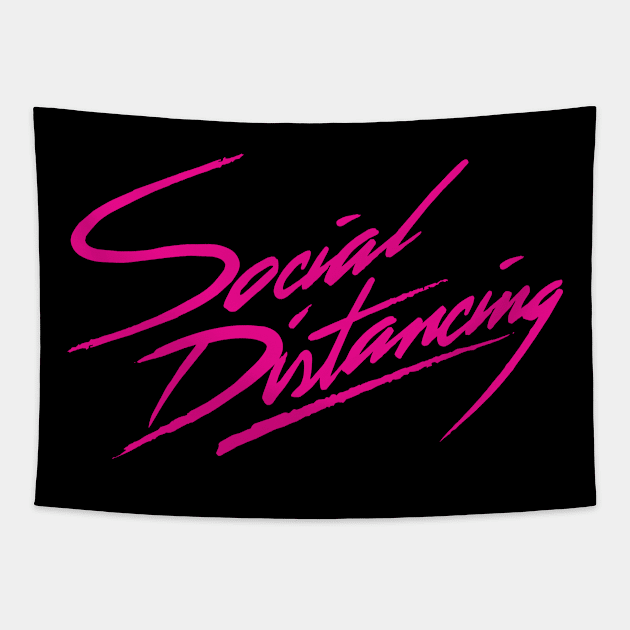 Social Distancing Tapestry by FAKE NEWZ DESIGNS