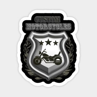 Custom Motorcycles Motorbike Biker Magnet