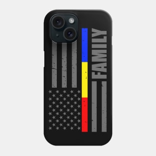 911 Dispatcher Flag - Thin Blue Line - Thin Red Line - Thin Gold Line Phone Case