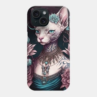 Majestic Tattoo Sphynx Goddess Phone Case