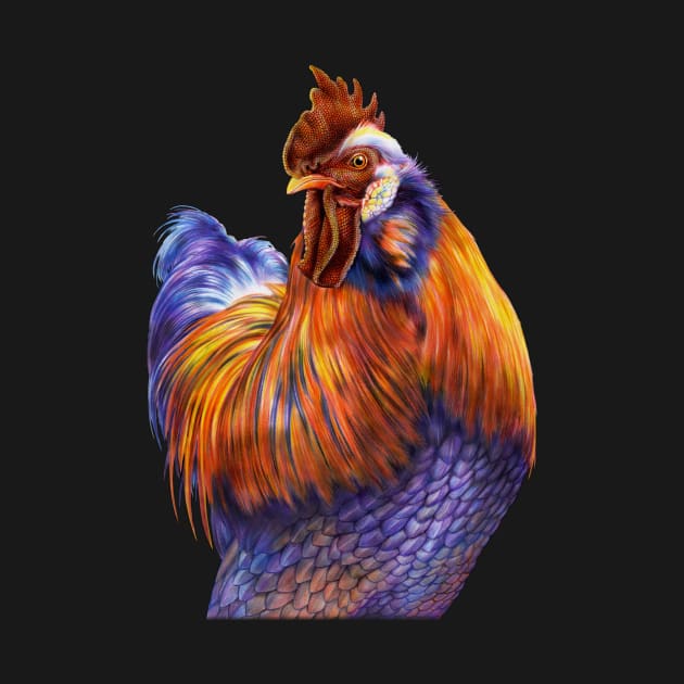 Rooster by Tim Jeffs Art