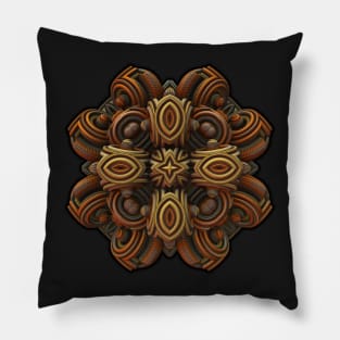 Metallic Medallion Pillow