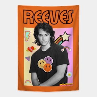 keanu reeves art 90s style retro vintage 80s Tapestry