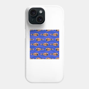 Abstract aboriginal art fish Pattern Phone Case