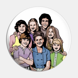 Alice and The Brady Kids Pin