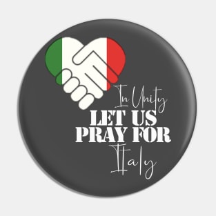 Pray for Italy Pin
