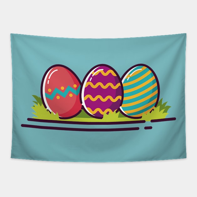 sweet easter eggs Tapestry by derE