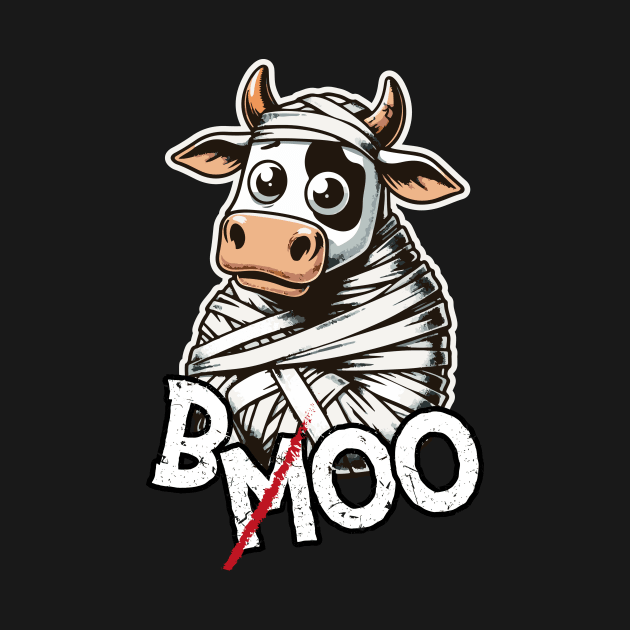 Spook-a-Moo: Halloween's Cutest Cow by star trek fanart and more