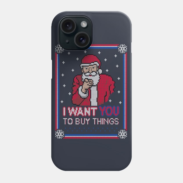 Uncle Santa! Phone Case by Raffiti