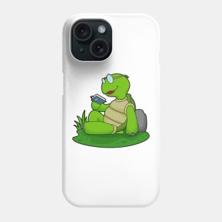 Turtle Reading Book Phone Case