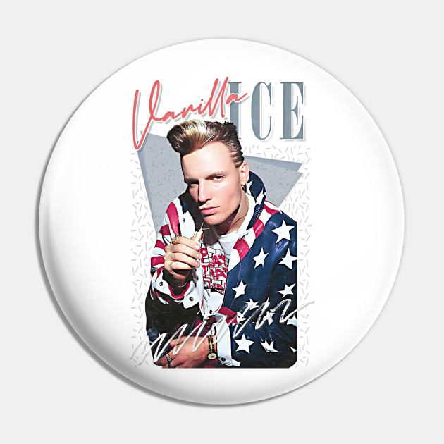 Vanilla Ice /\/ 90s Aesthetic Fan Art Design - Vanilla Ice - Pin ...