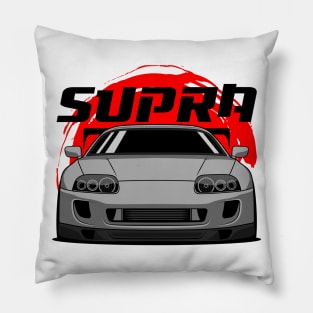 JDM Silver Supra Pillow