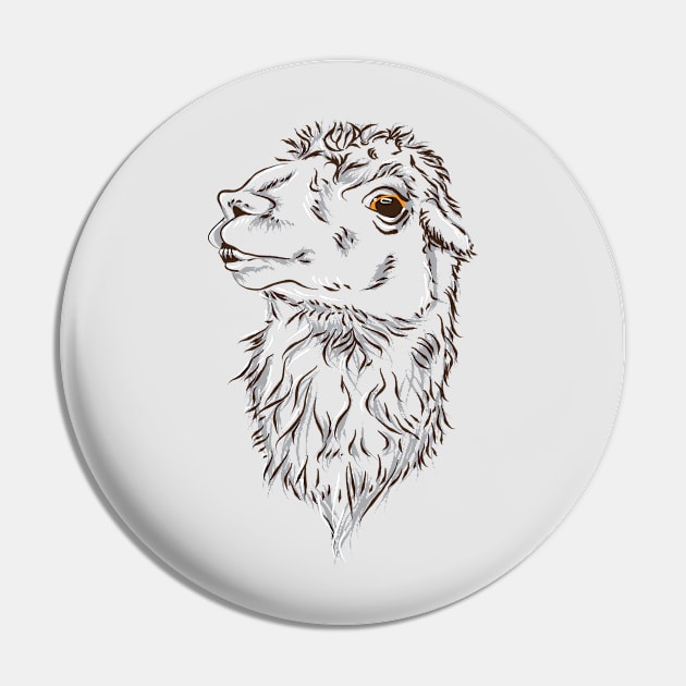 Llama Mama Pin by gennarmstrong