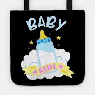 Baby Girl Vial Child Birth Announcement Tote