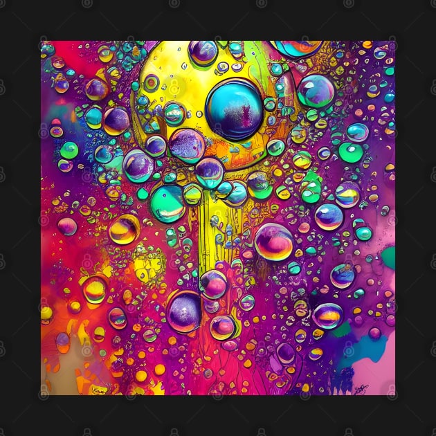 Liquid Rainbow Coloured Bubbles by LyndiiLoubie