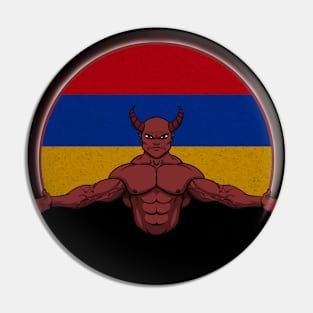 Devil Armenia Pin