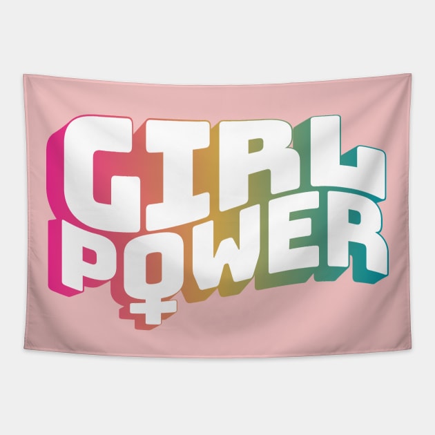 Girl Power Tapestry by MrWeissman