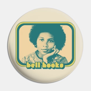 Bell Hooks // Retro Style Feminist Icon Design Pin