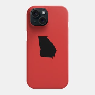 Georgia Black Phone Case