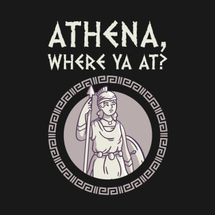 Athena Greek God and Ancient Greek Mythology History Buff T-Shirt