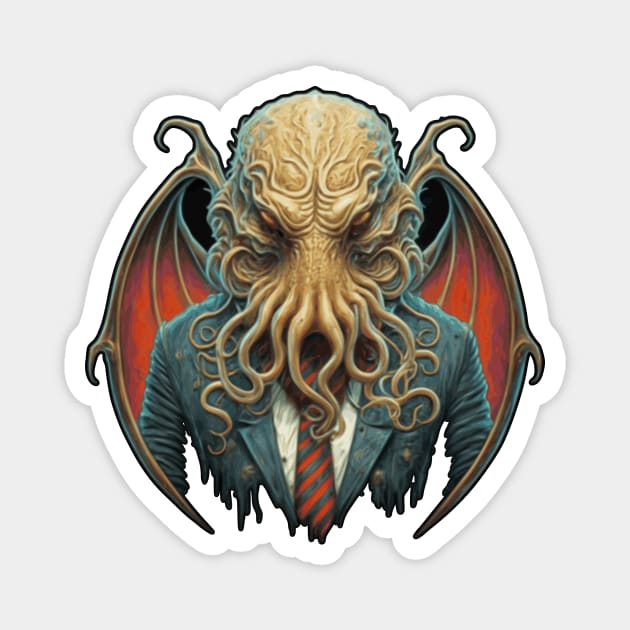 Cthulhu For President USA 2024 Election Magnet by InfinityTone