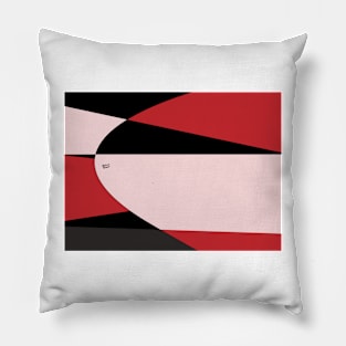 Modern Abstract Red #buyart #decor #abstract #design #kirovair Pillow