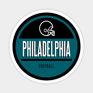 Philadelphia retro football Magnet