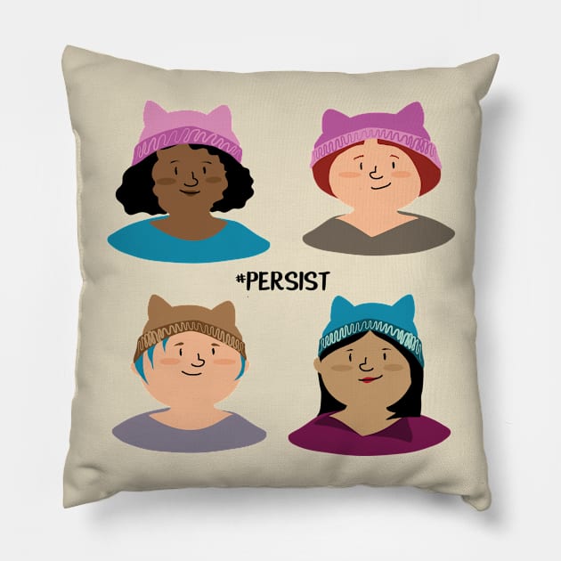 Persist Pillow by Ayeletbarnoy