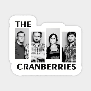 The Cranberries Square Black White Magnet