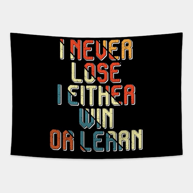 I never lose, Black history Tapestry by UrbanLifeApparel