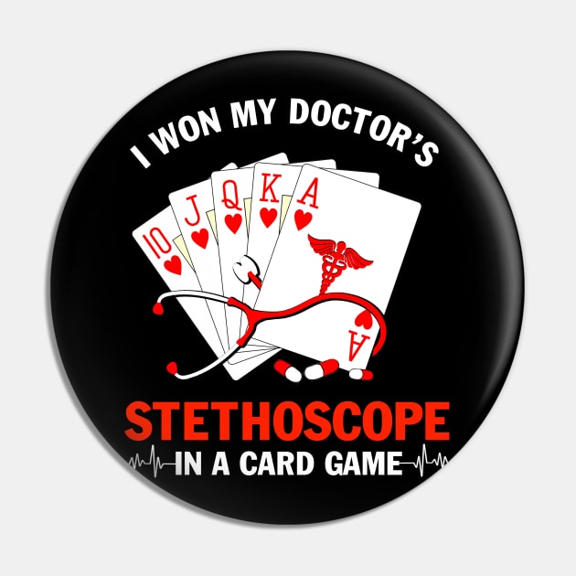 I Won My Doctor's Stethoscope Card Game Nurses Playing Cards I Won My Doctor's Stethoscope Card Game Nurses Playing Cards