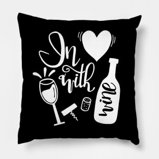 In Love With Wine Pillow