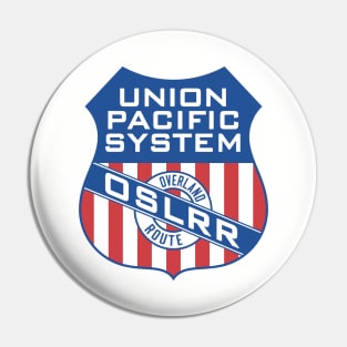 Union Pacific Oregon Short Line Railroad Old Style Logo Pin