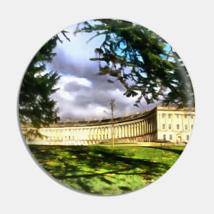 Royal Crescent, acrylically done. Pin