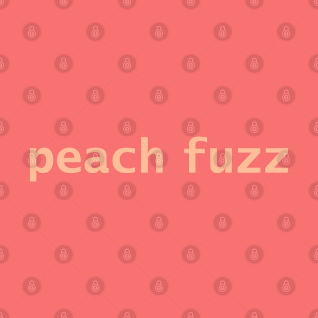 Peach Fuzz  Color of the Year 2024 by ellenhenryart