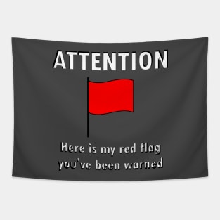 Heres my redflag Tapestry