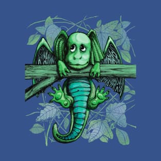 Barrie the Baby (Green) Dragon T-Shirt