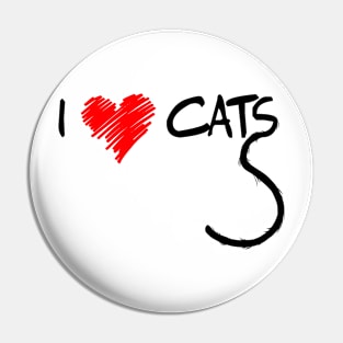 I love Cats Pin