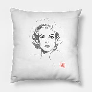 marilyn monroe surprised Pillow