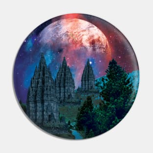 Temple Space Outer Galaxy Pin