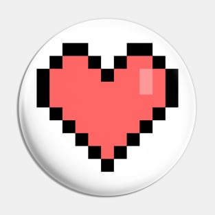 Pixel Heart Pin