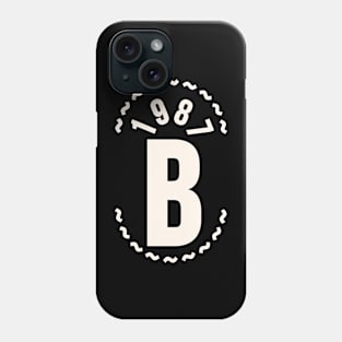 B alphabet Phone Case