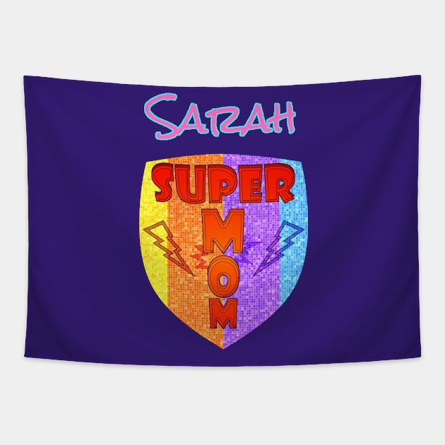 Sarah Super Mom Tapestry by  EnergyProjections