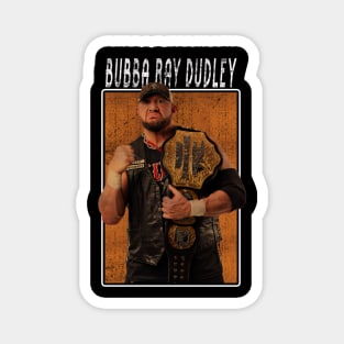 Vintage Wwe Bubba Ray Dudley Magnet