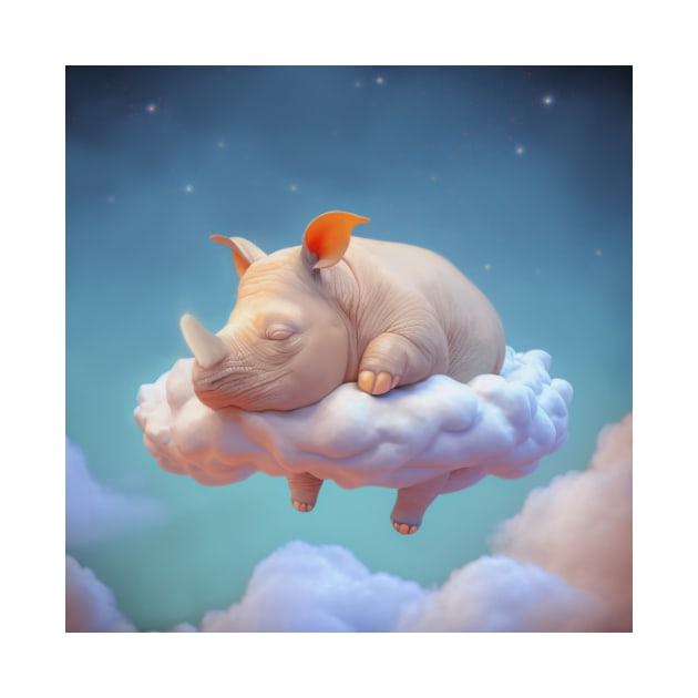 rhino baby dreams by Submarinepop