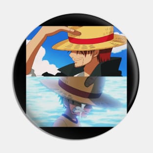 shanks and luffy Pin