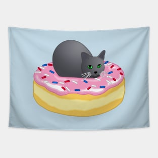 Cat Loaf Donut 2 Tapestry