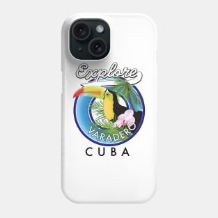 Explore Varadero Cuba travel logo Phone Case